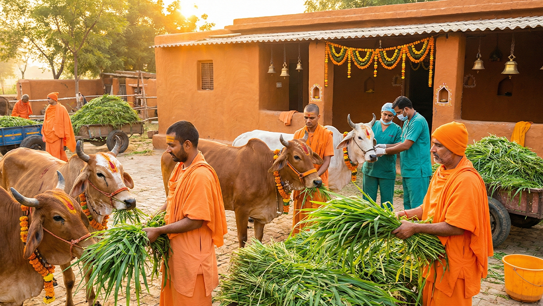 Gau Seva and Maintenance Drive